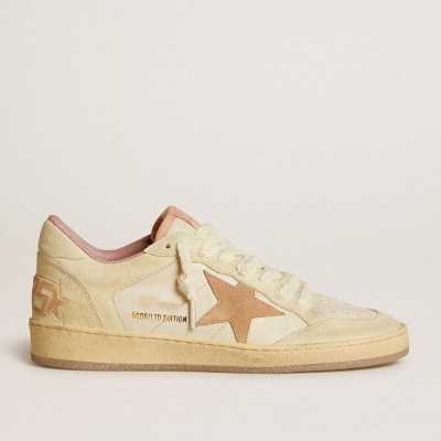 Golden Goose Ball Star Sneakers LTD In Leather And Suede With Suede Star And Heel Tab GWF00327.F006659.12135