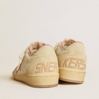 Golden Goose Ball Star Sneakers LTD In Leather And Suede With Suede Star And Heel Tab GWF00327.F006659.12135