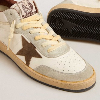 Golden Goose Ball Star Sneakers LTD In Nappa And Nylon With Suede Star And Inserts GMF00628.F005684.82472