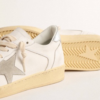 Golden Goose Ball Star Sneakers With Suede Star And Metallic Leather Heel Tab GWF00327.F004538.10273