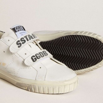 Golden Goose Bio-based Old School Sneakers With Perforated Star And Glitter Heel Tab GWF00847.F006692.11867