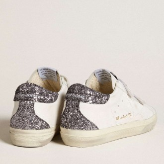 Golden Goose Bio-based Old School Sneakers With Perforated Star And Glitter Heel Tab GWF00847.F006692.11867