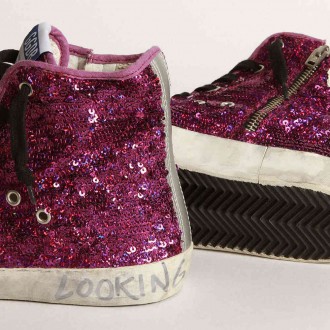 Golden Goose Francy Sneakers Sneakers With Sequins And Handwritten Lettering On The Outsole GWF00114.F002977.45363