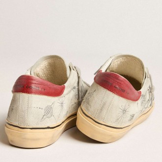 Golden Goose HAUS Of Dreamers Exclusive Women's Super-Star Sneakers In Ice Gray Crust Leather GWF00698.F005610.10201