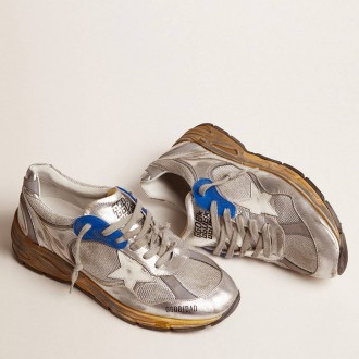 Golden Goose Men's Dad-Star Sneakers Silver GMF00199.F001211.70137