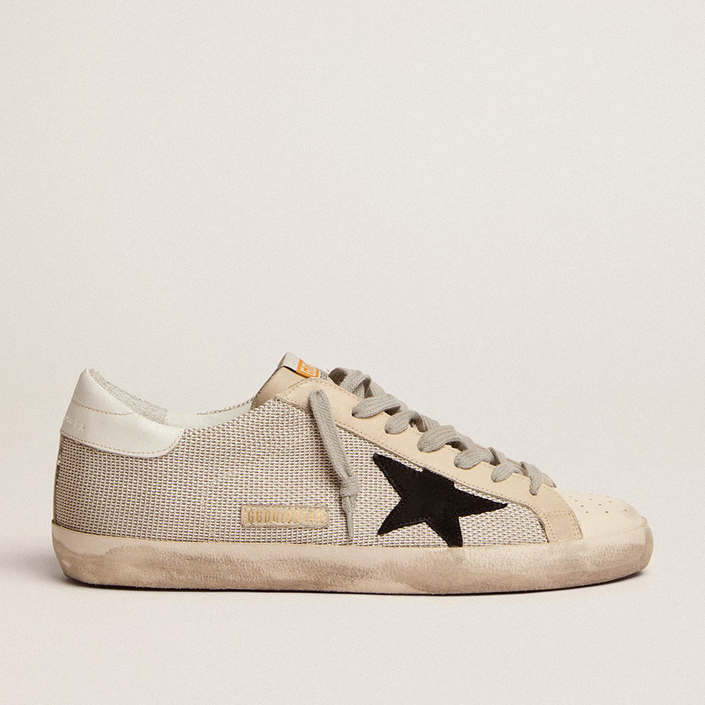 Golden Goose Men's Super-Star Sneakers In Leather GMF00101.F000313.10271