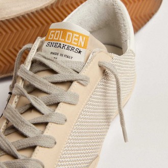 Golden Goose Men's Super-Star Sneakers In Leather GMF00101.F000313.10271