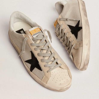 Golden Goose Men's Super-Star Sneakers In Leather GMF00101.F000313.10271