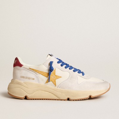 Golden Goose Running Sole Shoes LTD In Nappa With Leather Star And Suede Heel Tab GMF00126.F006020.11888