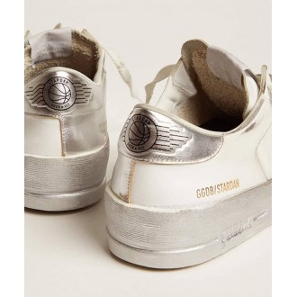 Golden Goose Stardan Sneakers Sneakers With Silver Metallic Leather Star And Heel Tab GWF00128.F002187.80185