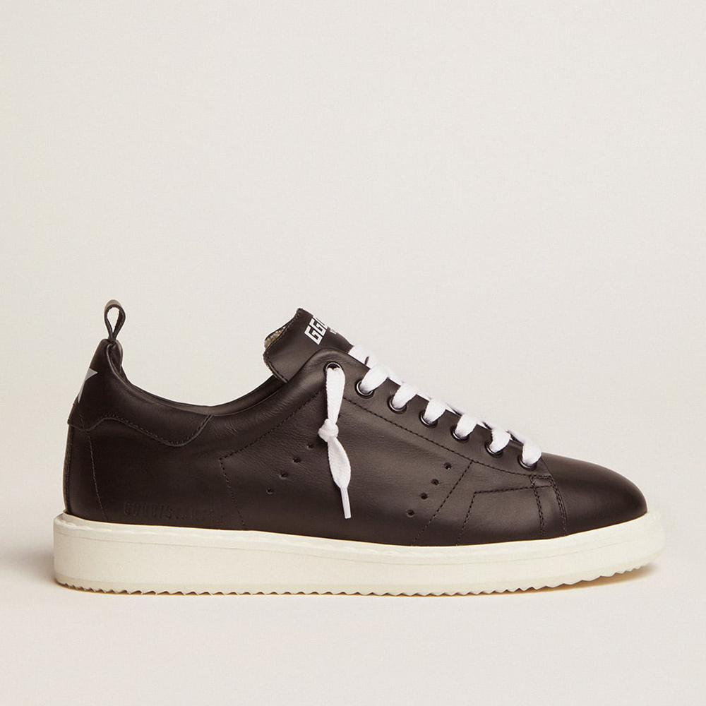 Golden Goose Starter Sneakers Sneakers In Total Black Leather GWF00127.F000331.90100