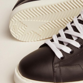 Golden Goose Starter Sneakers Sneakers In Total Black Leather GWF00127.F000331.90100