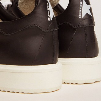 Golden Goose Starter Sneakers Sneakers In Total Black Leather GWF00127.F000331.90100