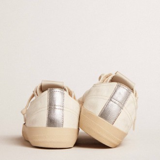 Golden Goose V-Star Sneakers LTD In Nappa With Pony Skin Star And Silver Heel Tab GWF00129.F005031.81418