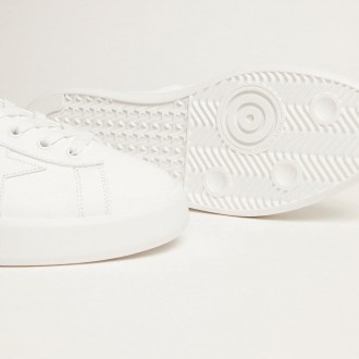 Golden Goose White Purestar Sneakers Sneakers With Fluorescent Orange Heel Tab GMF00197.F001475.10597