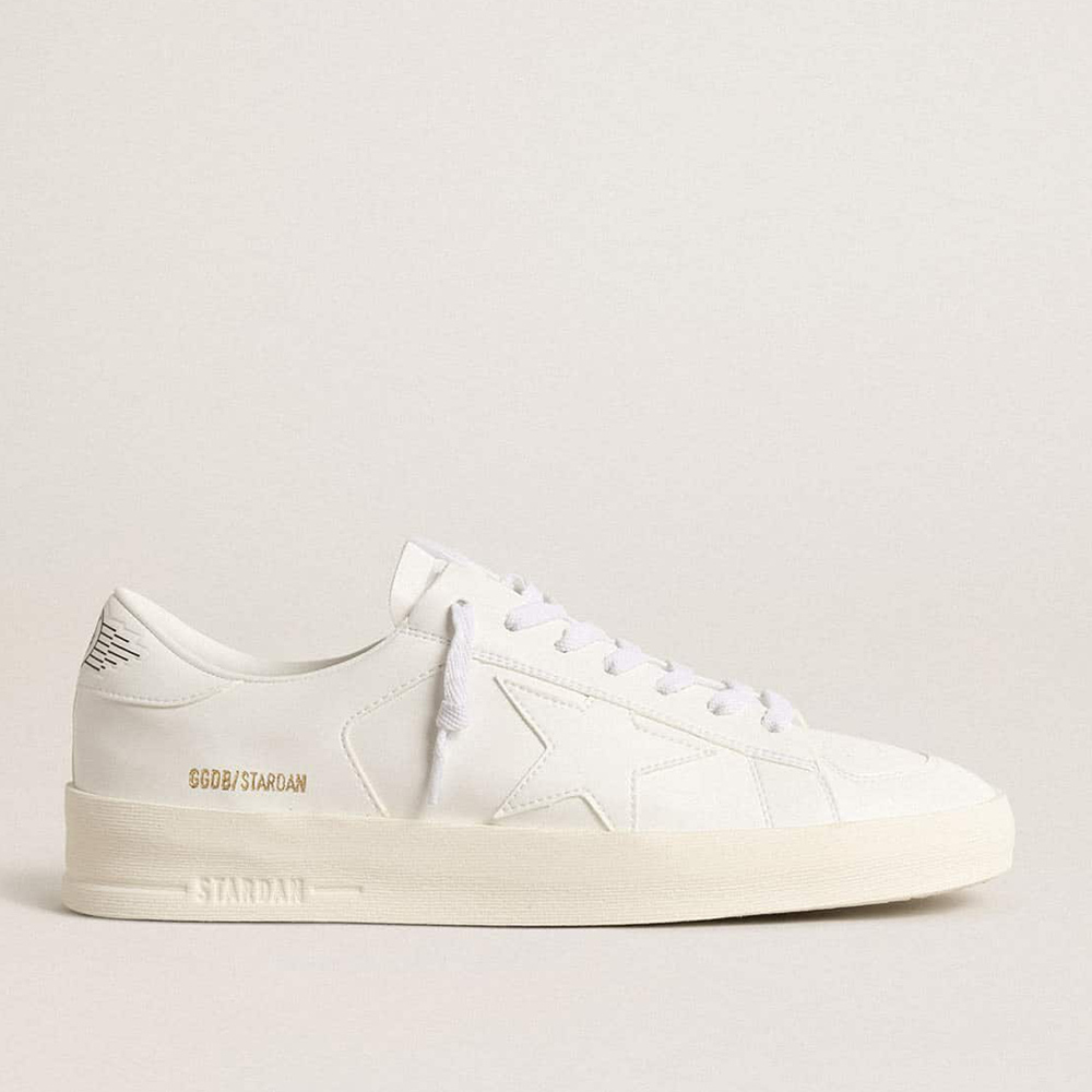 Golden Goose Women's Bio-based Stardan Sneakers With White Star And Heel Tab GWF00128.F003951.10100