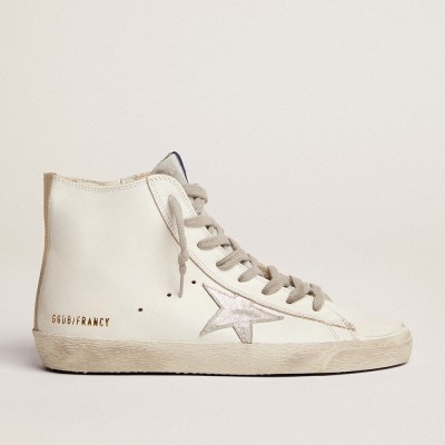 Golden Goose Women's Francy Sneakers Leather With Suede Star GWF00113.F000319.10274