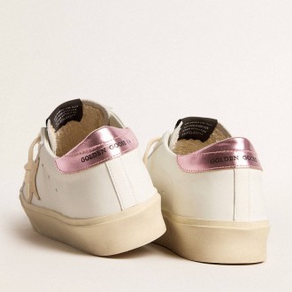 Golden Goose Women's Hi Star Sneakers LTD With Pearl Suede Star And Metallic Leather Heel Tab GWF00118.F005904.11865