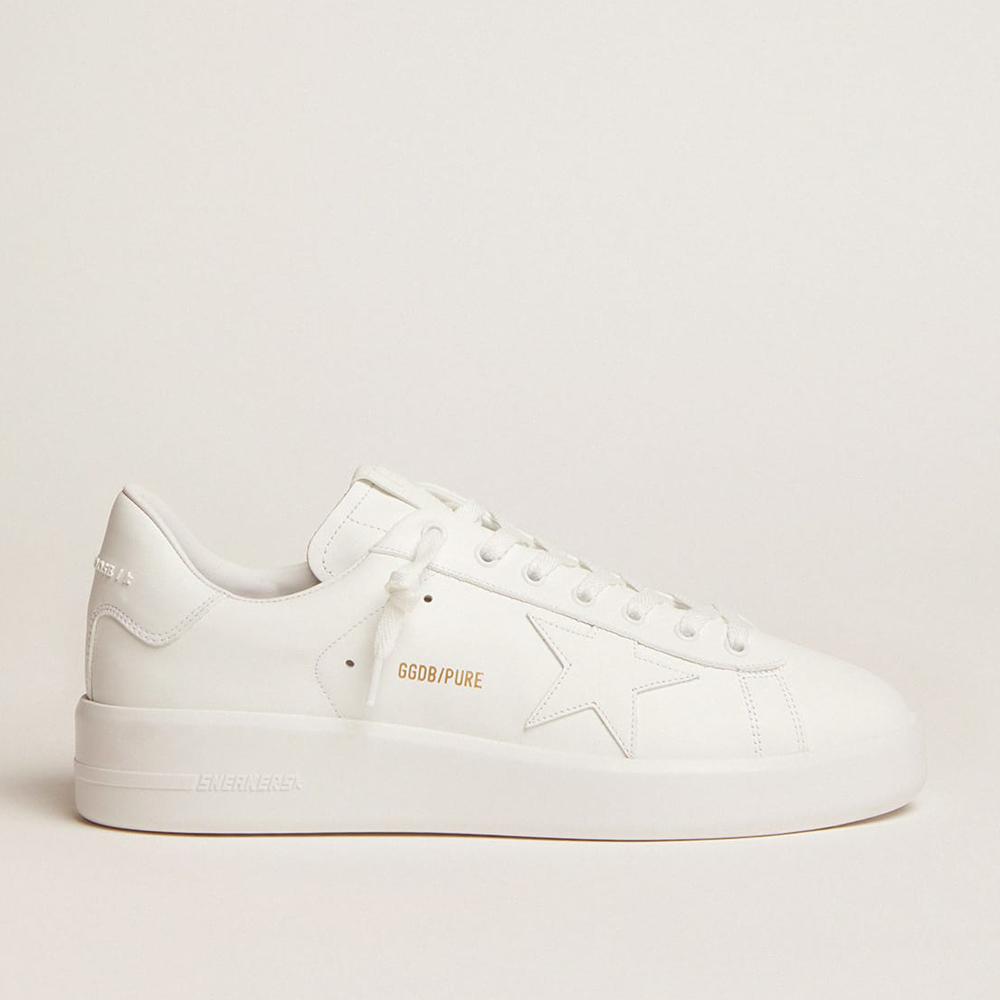 Golden Goose Women's Purestar Sneakers In White GWF00197.F000541.10100