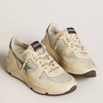 Golden Goose Women's Running Sole Shoes LTD In Nylon And Nappa With Nubuck Star And Heel Tab GWF00126.F006636.12133