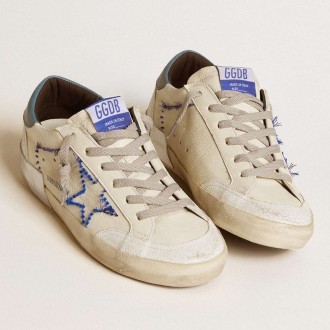 Golden Goose Women's Super-Star Sneakers LTD In Nappa With Embroidered Star And Leather Heel Tab GWF00849.F006713.10492