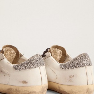 Golden Goose Women's Super-Star Sneakers LTD With Leopard Print And Swarovski Crystal Star GWF00101.F002715.81580